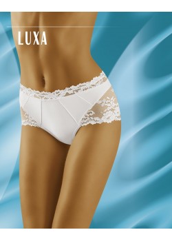 Бикини с дантела в бял цвят Luxa