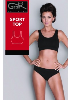 Дамско бюстие в бял цвят Sport Top