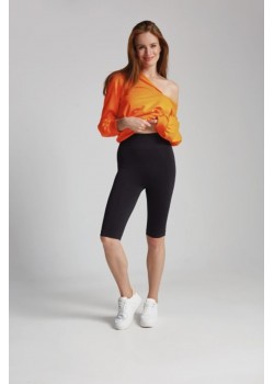 Дамски безшевен клин LEGGINGS MIRELLA SHORTS BLACK