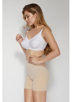 Сутиен за кърмачки в бял цвят MAMA BASIC MILKY