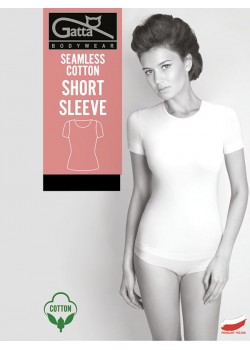 Нощница Koszula-Short-Slevee-Cotton-White