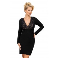 Нощница Koszula-Silvana-Long-Black-Black