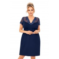 Нощница Koszula-nocna-Livia-Plus-Dark-Blue-Granatowy